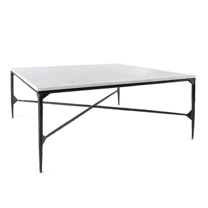 Vera Marble And Iron Square Coffee Table