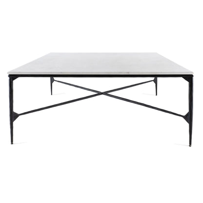 Vera Marble And Iron Square Coffee Table