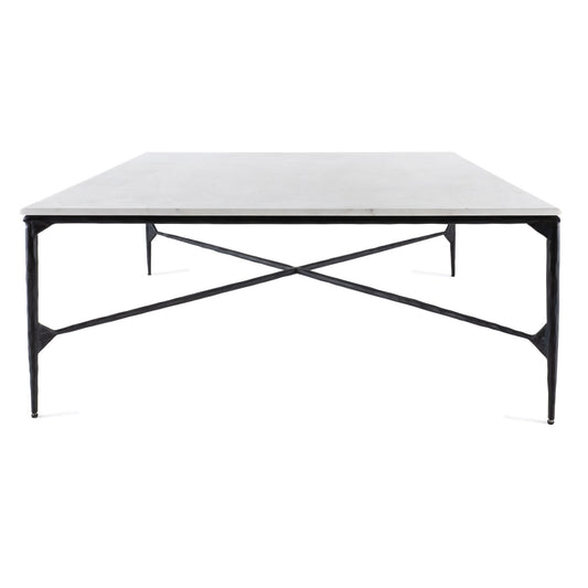 Vera Marble And Iron Square Coffee Table