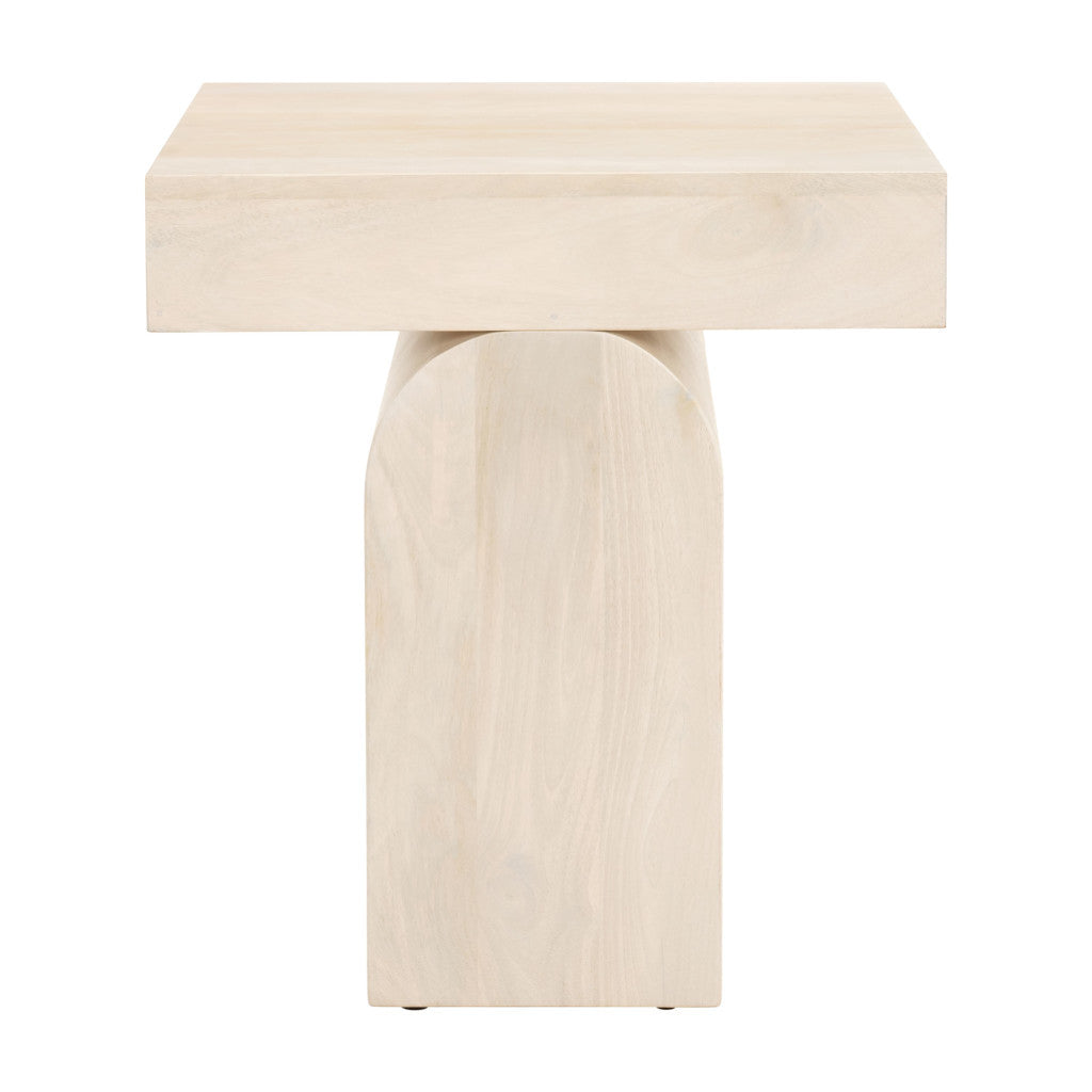 Sable Pedestal End Table